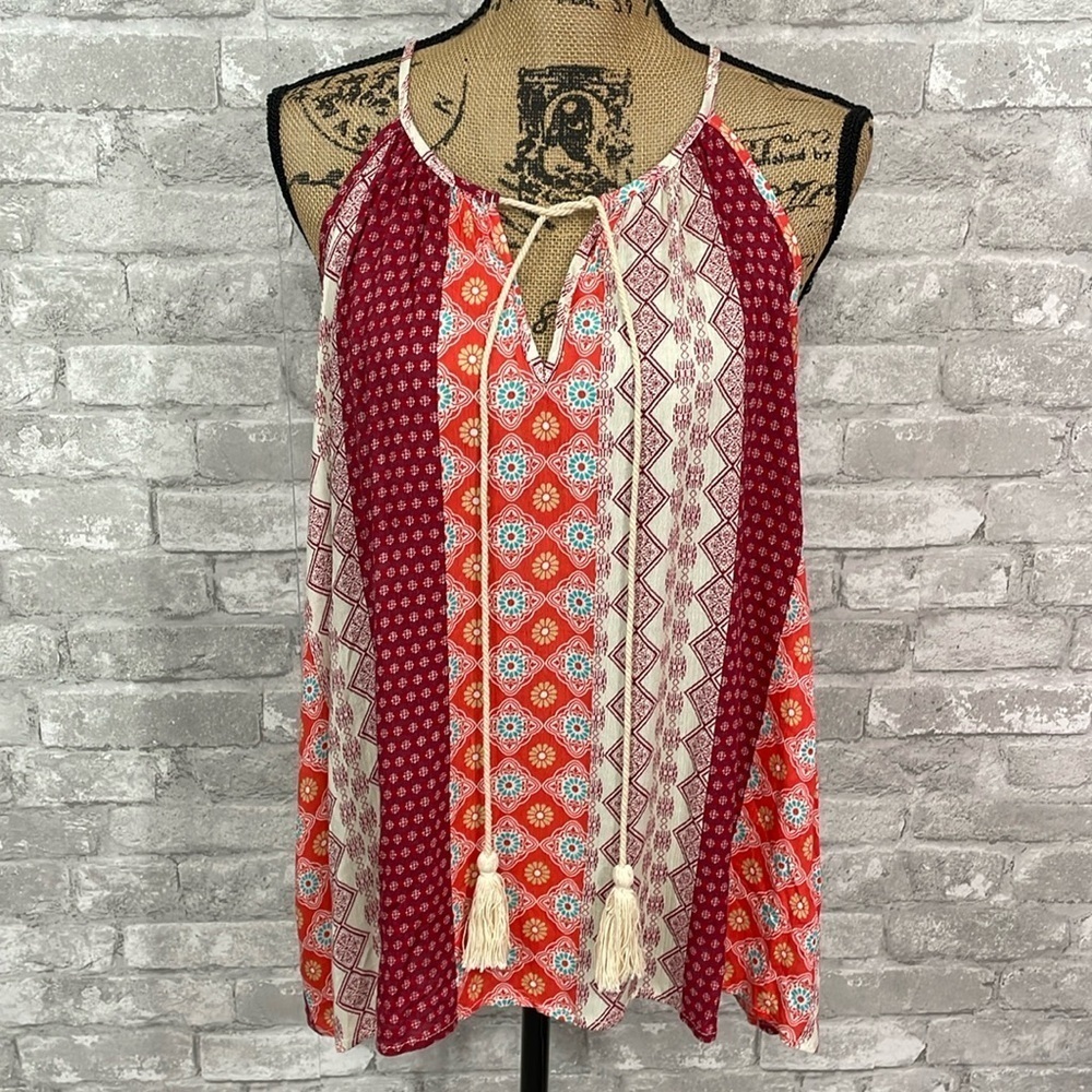 Francesca’s Miami Colorblock tank top